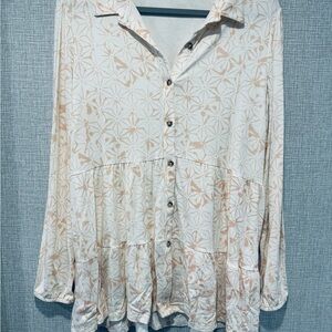 New Directions Tunic Blouse-Size L